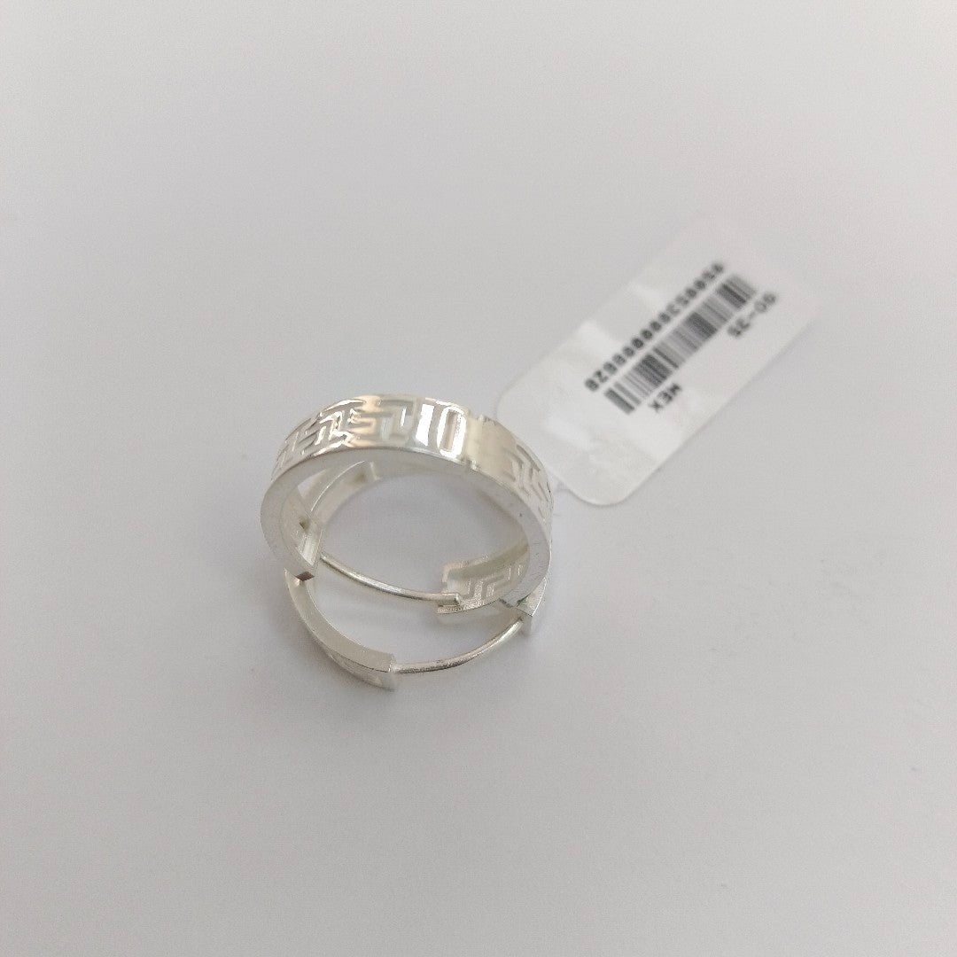 ARETES ARRACADAS GRECAS PLATA .925 4.13 GR (NUEVO)