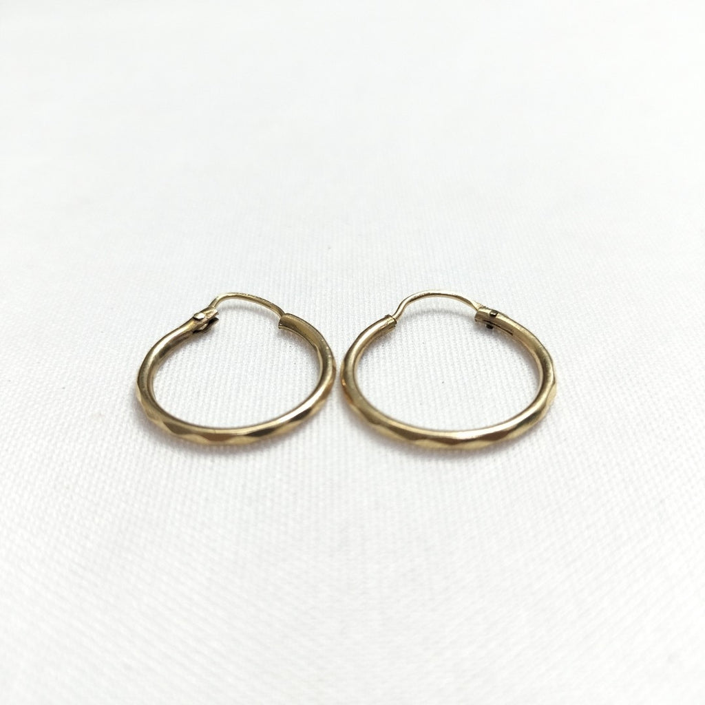 ARRACADAS PAR ORO 14 K 1,20 GRMS (SEMINUEVO)