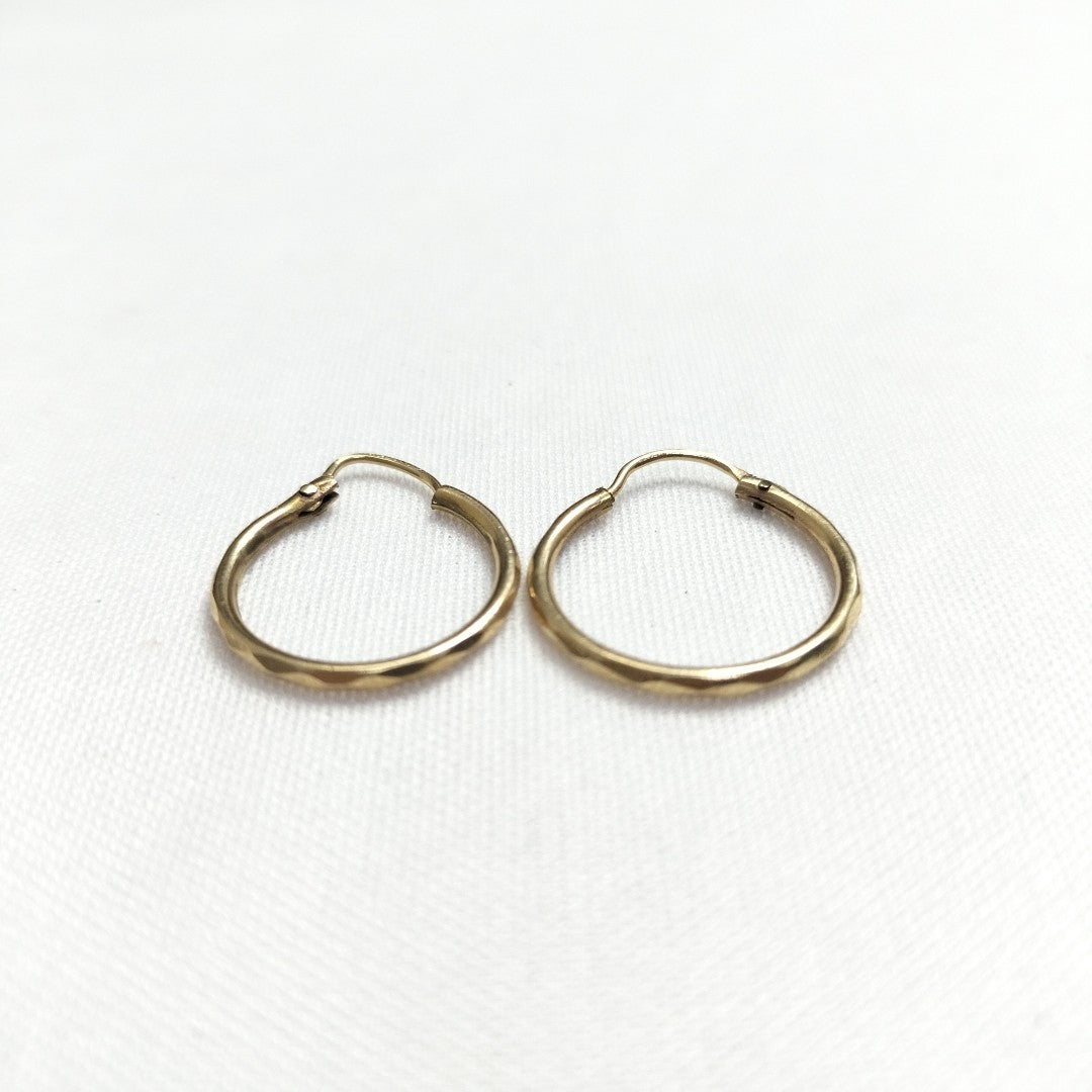 ARRACADAS PAR ORO 14 K 1,20 GRMS (SEMINUEVO)