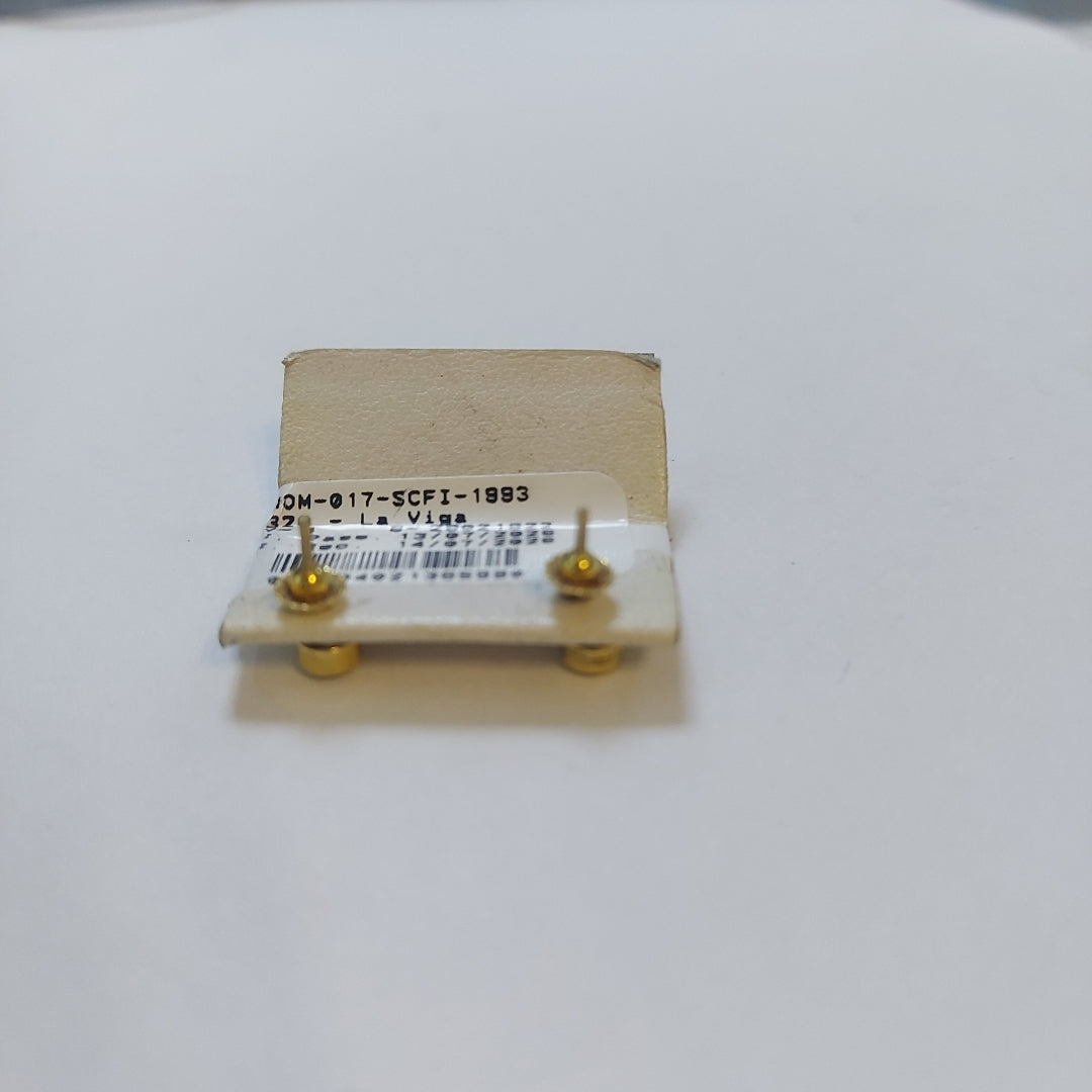 BROQUELES PAR ORO 18 K 1.1 GRMS (SEMINUEVO)