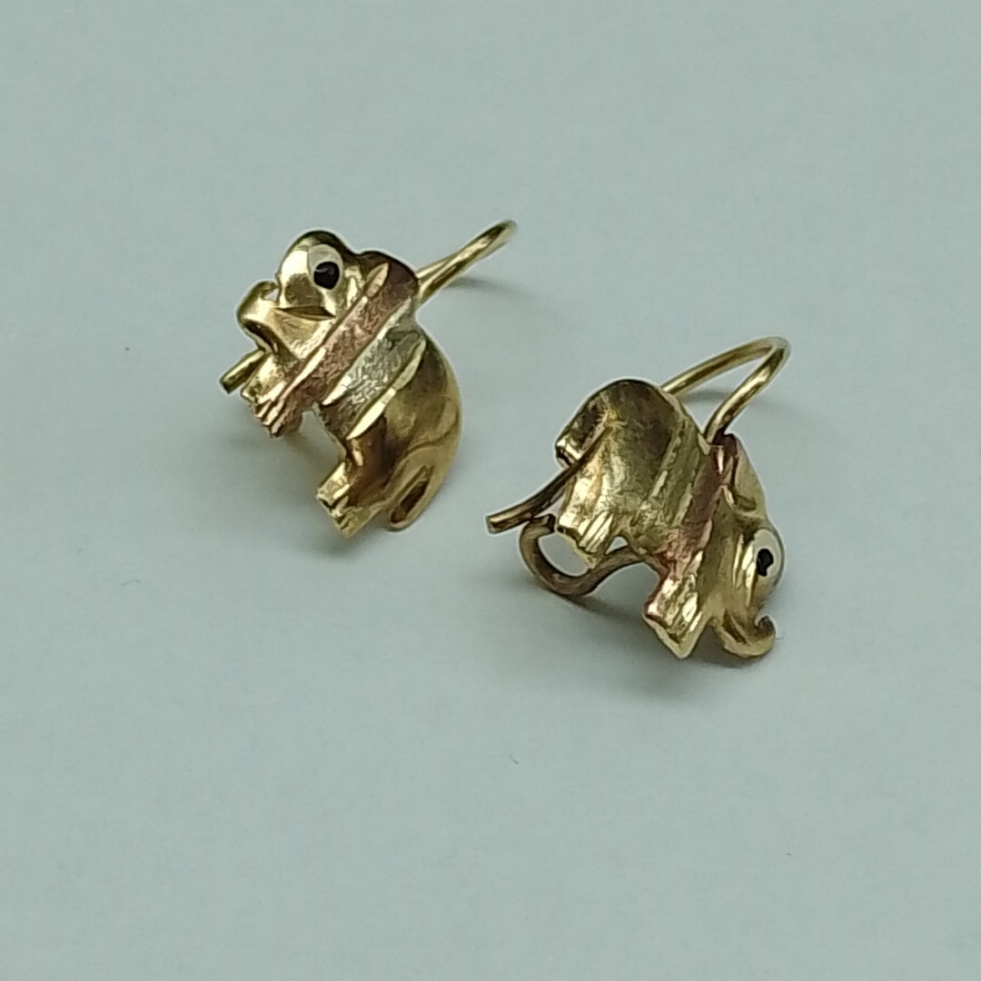 ARETES PAR ORO 10 K 1.3 GRMS (SEMINUEVO)
