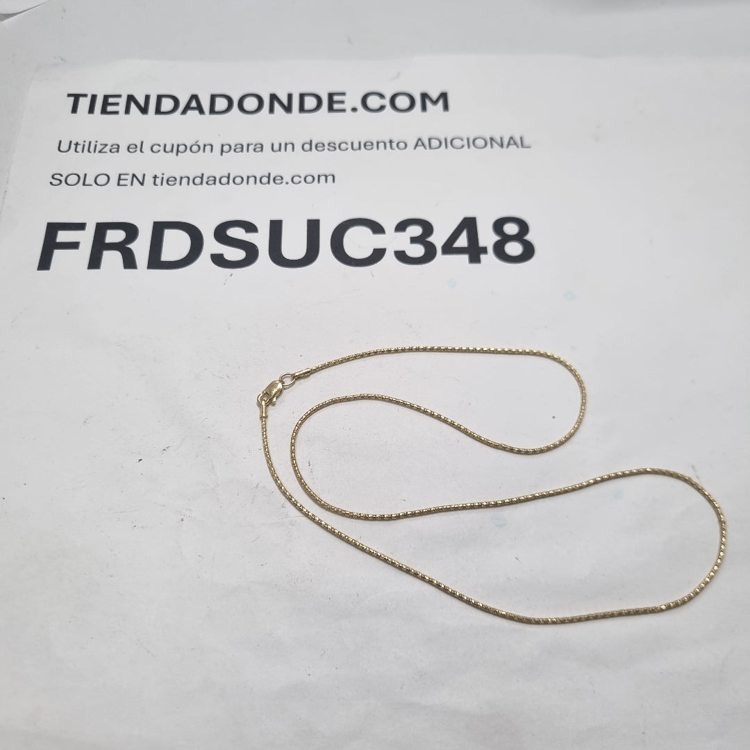 CADENA ORO 14 K 2,40 GRMS (SEMINUEVO)