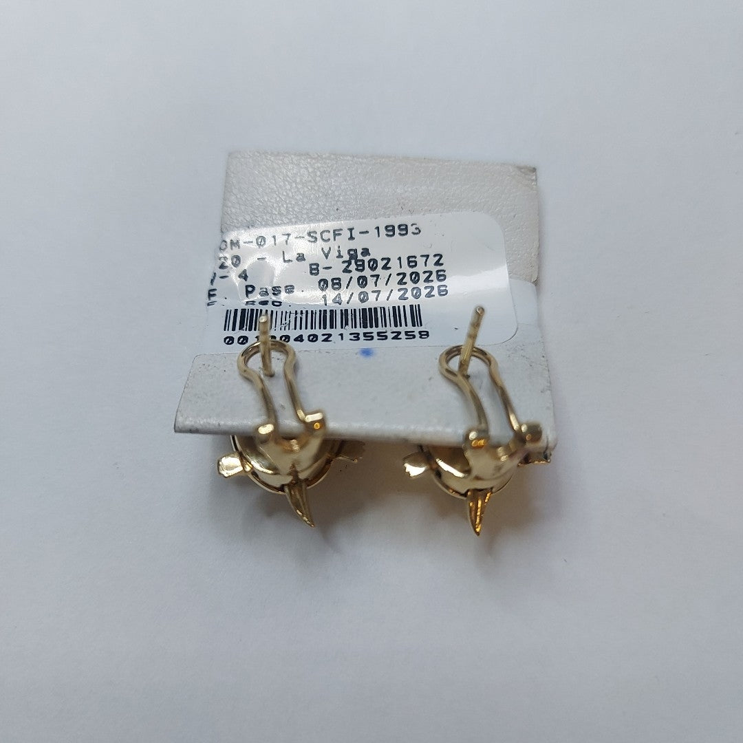 ARETES PAR ORO 14 K 7 GRMS (SEMINUEVO)