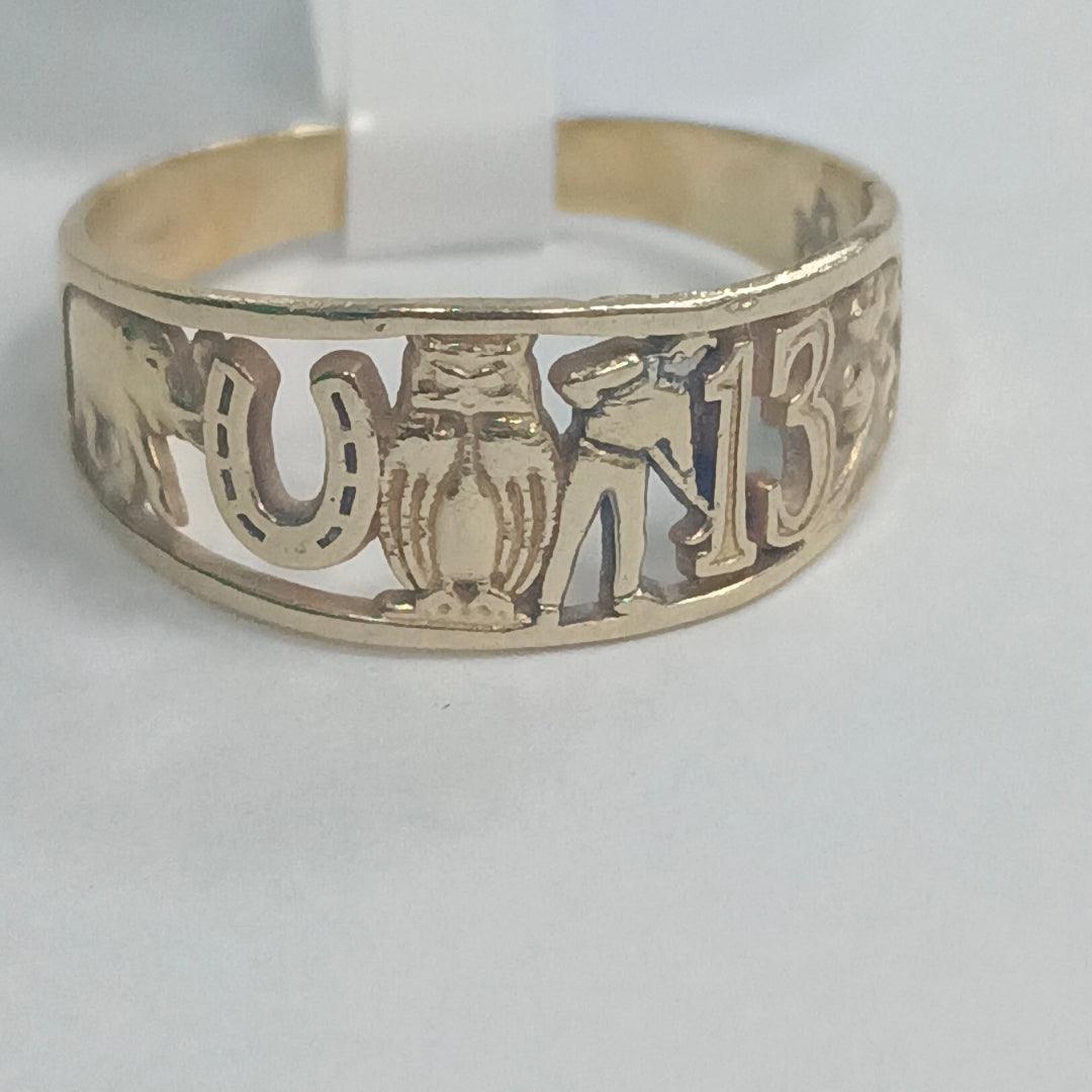 ANILLITO ORO 14 K 2 GRMS (SEMINUEVO)