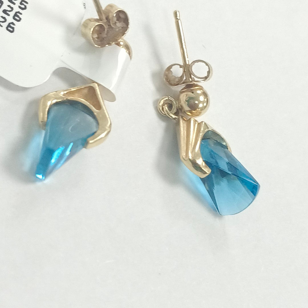 ARETES PAR ORO 14 K 2,10 GRMS (SEMINUEVO)