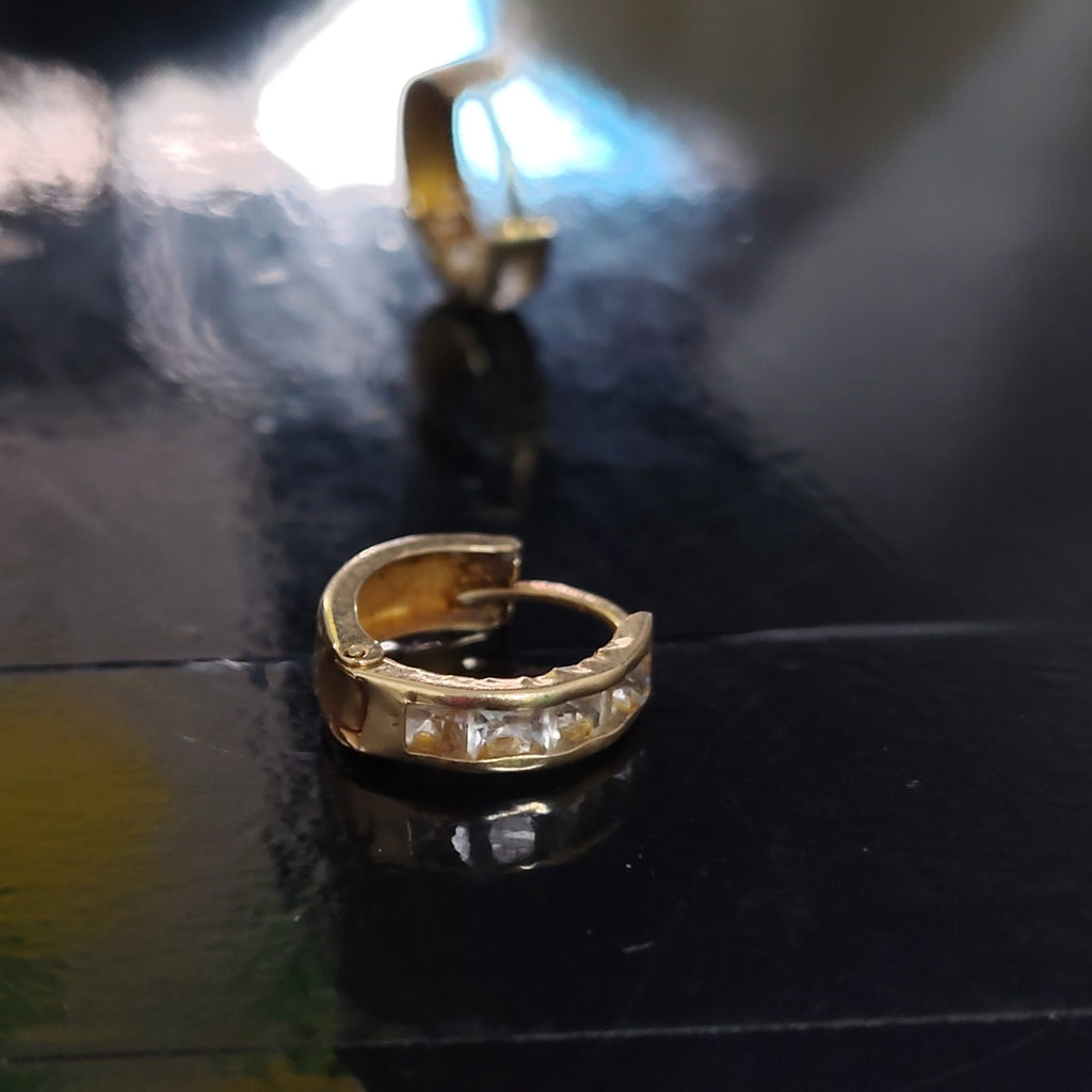 ARRACADAS PAR ORO 14 K 1.4 GRMS (SEMINUEVO)