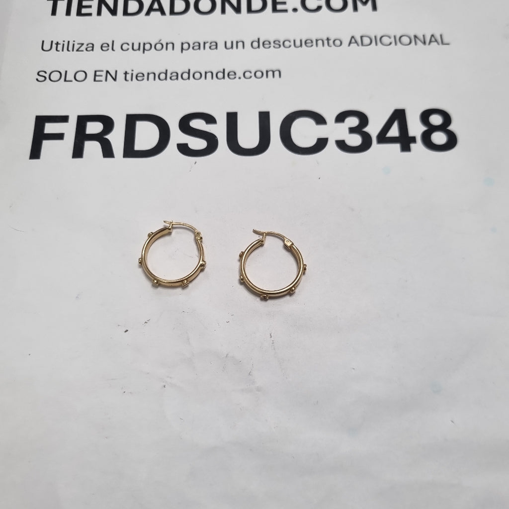 ARRACADAS PAR ORO 14 K 2.9 GRMS (SEMINUEVO)