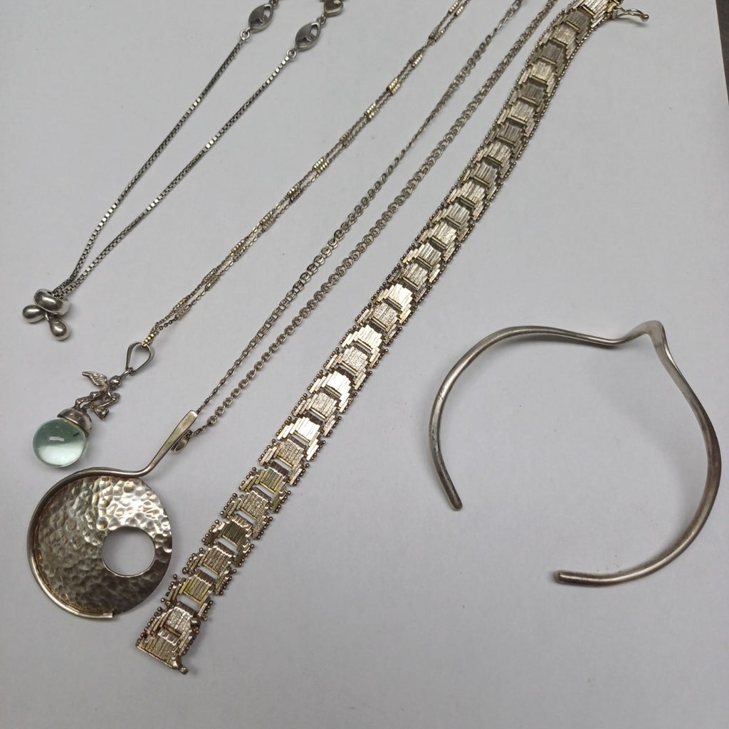GARGANTILLA, PULSERA PLATA 59.6 GRMS (SEMINUEVO)