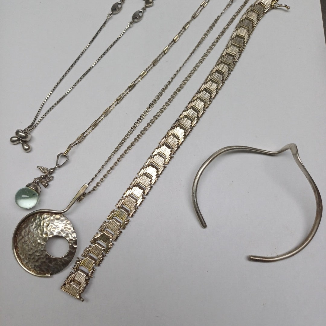 GARGANTILLA, PULSERA PLATA 59.6 GRMS (SEMINUEVO)