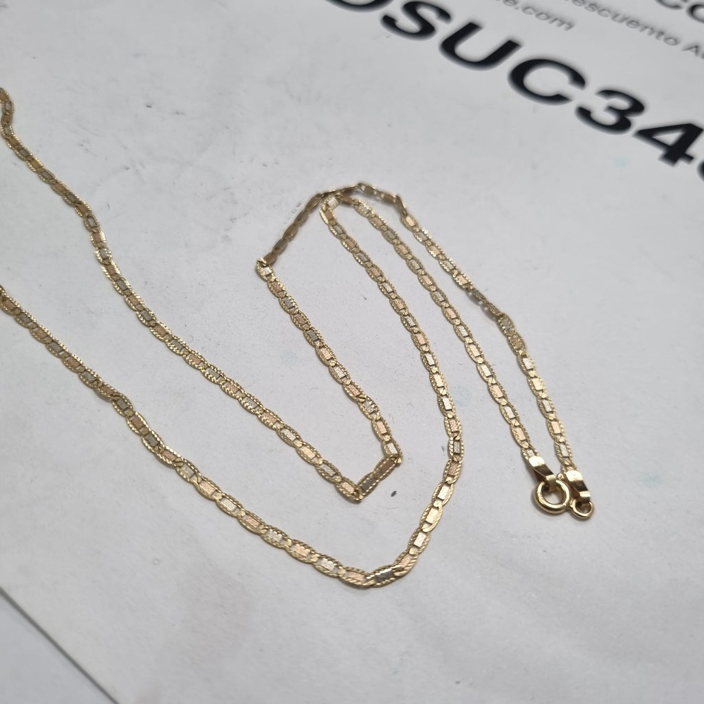 CADENA ORO 14 K 3.5 GRMS (SEMINUEVO)