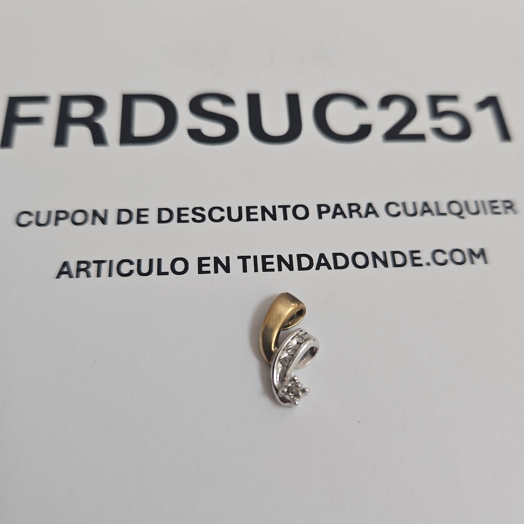 DIJE ORO COMBINADO 10 K 1,10 GRMS (SEMINUEVO)