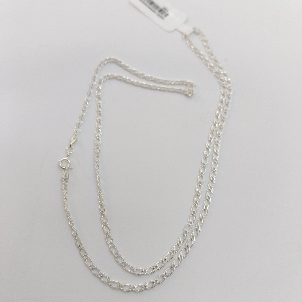 CADENA DOBLE ESLABON PLATA .925 55 CM 4.03 GR (NUEVO)