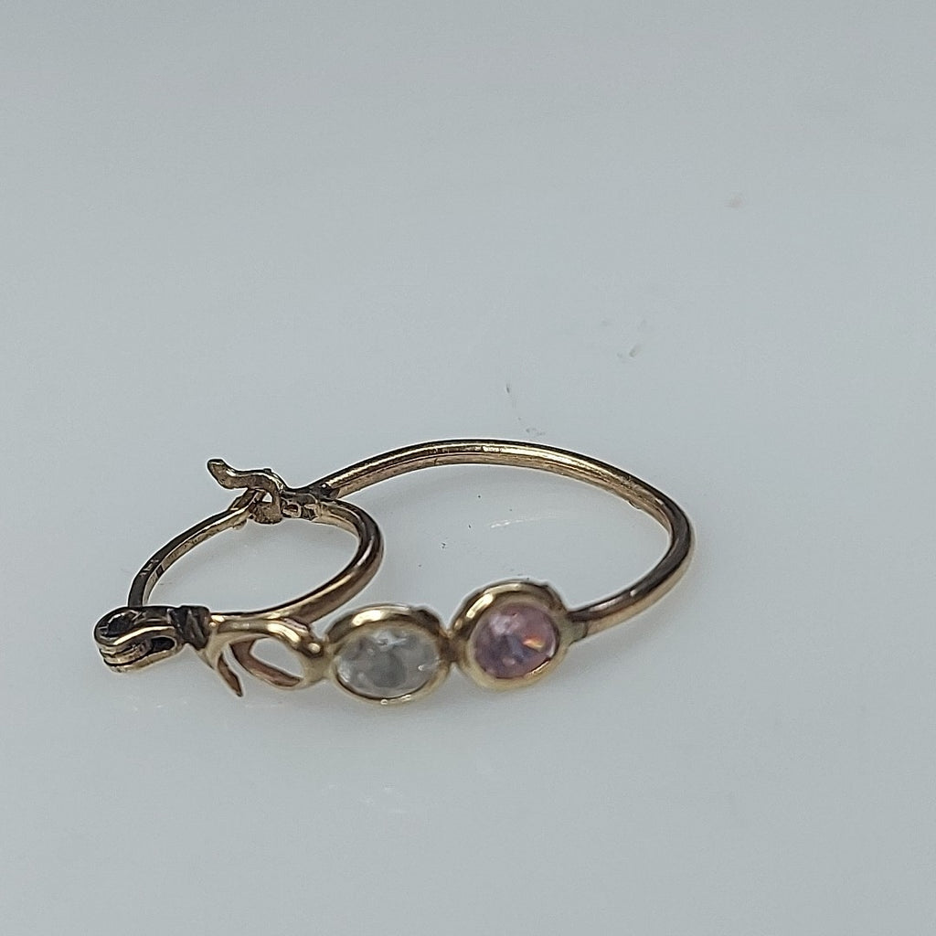 ARETES PAR ORO 14 K 1.6 GRMS (SEMINUEVO)