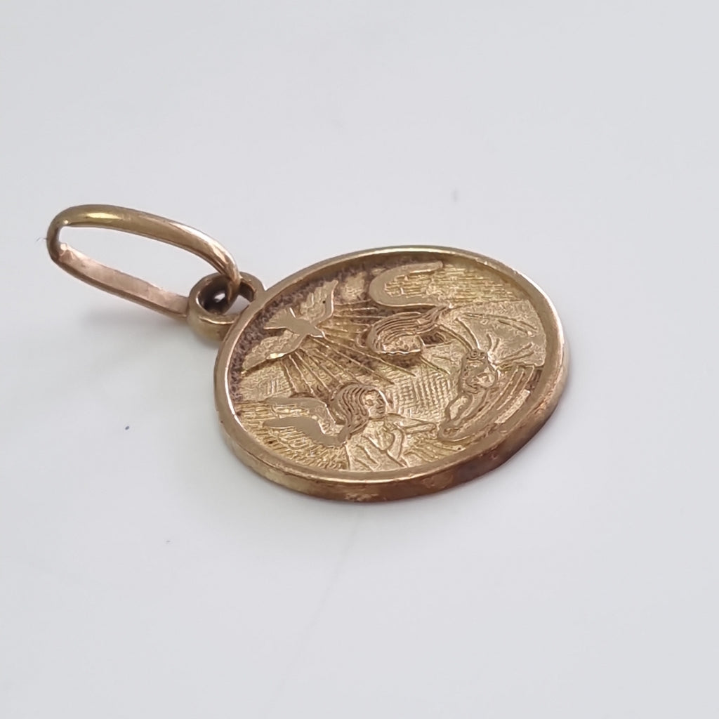 MEDALLA RELIGIOSA ORO 10 K 1.1 GRMS (SEMINUEVO)