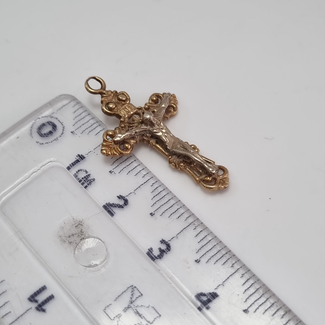 CRUCIFIJO ORO 10 K 1,90 GRMS (SEMINUEVO)