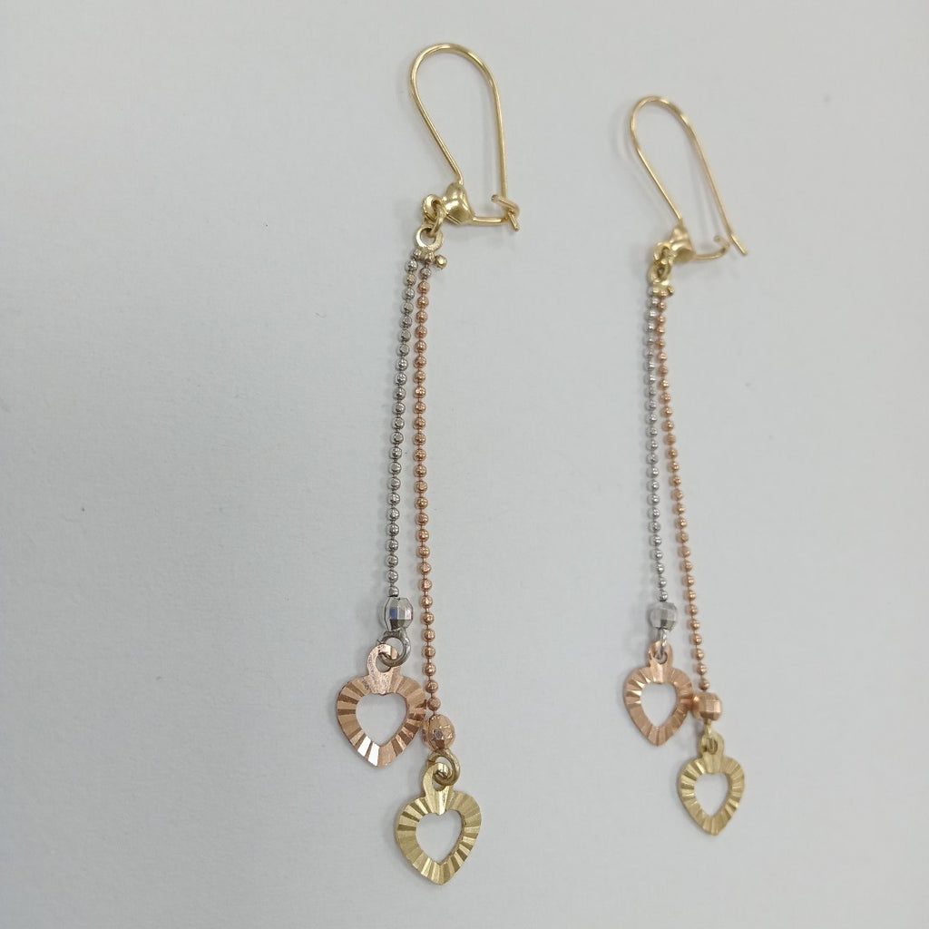 ARETES PAR ORO 14 K 2,00 GRMS (SEMINUEVO)