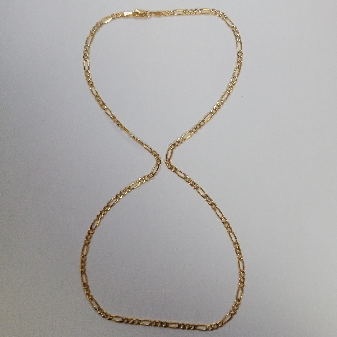CADENAS 3X1 DIAMANTADA ORO 14K 55 CM 8.4 GR (NUEVO)
