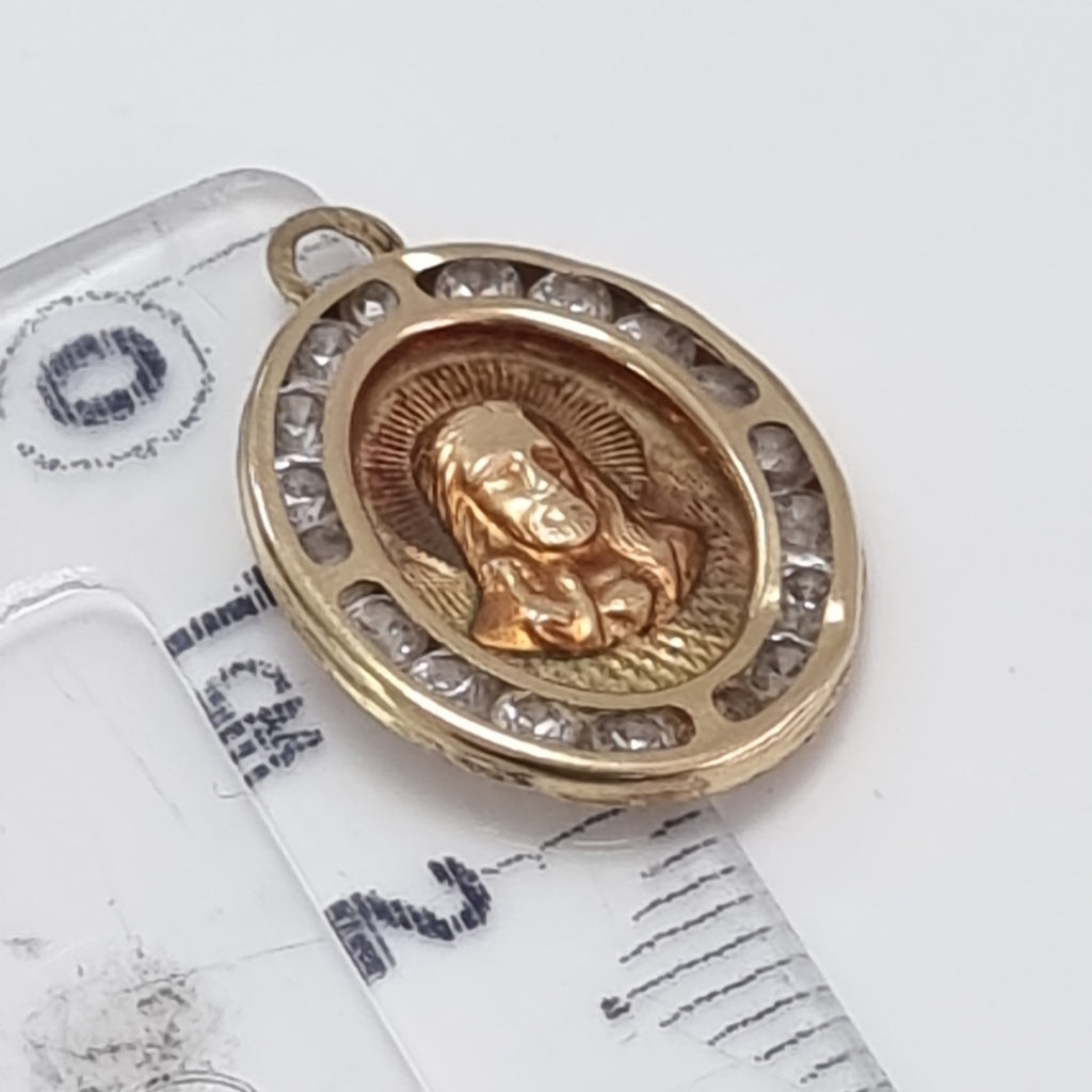 MEDALLA RELIGIOSA ORO 10 K 2 GRMS (SEMINUEVO)