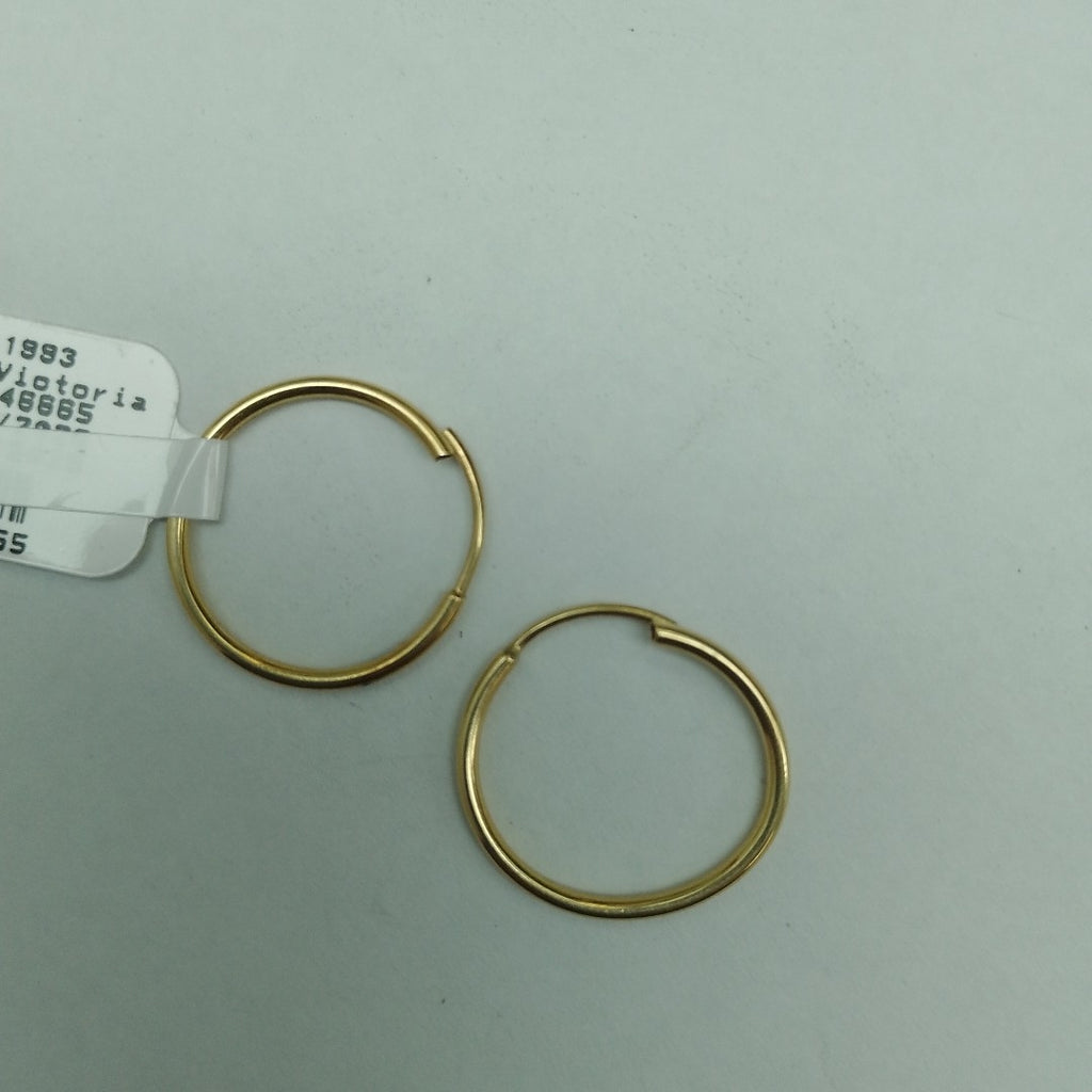 ARRACADAS PAR ORO 14 K 1.1 GRMS (SEMINUEVO)