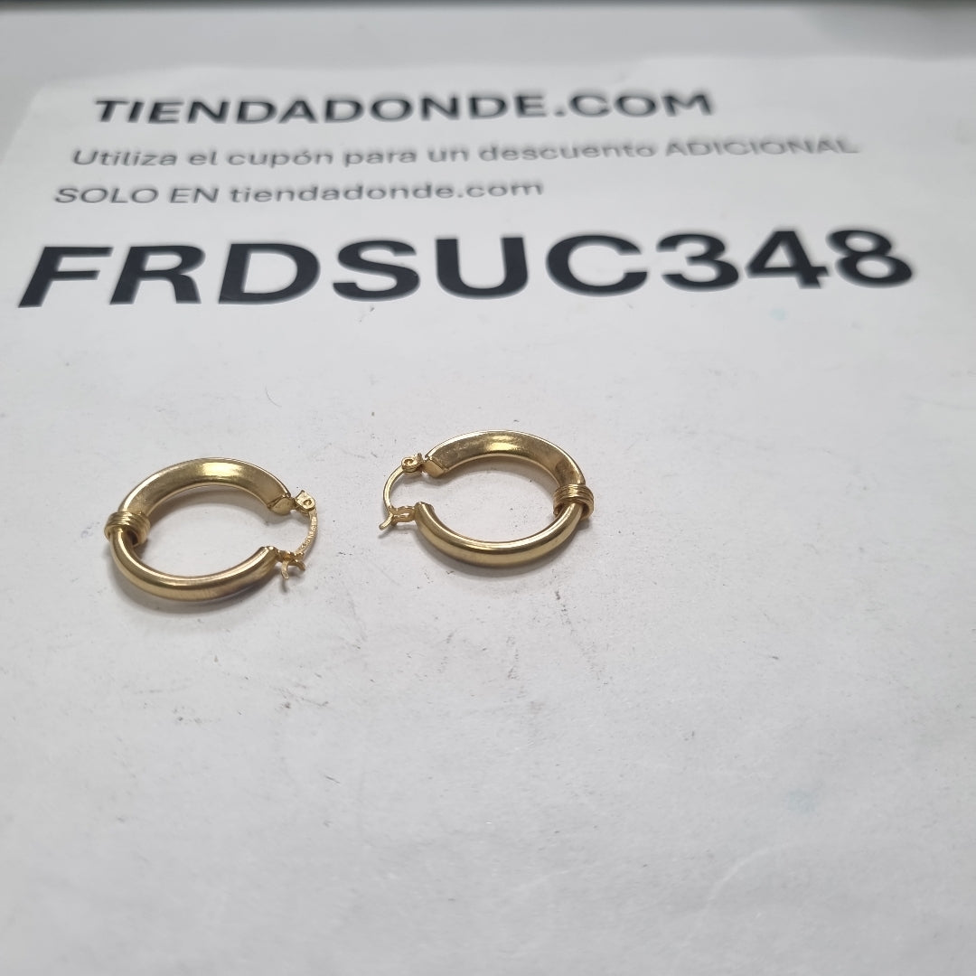 ARRACADAS PAR ORO 10 K 4 GRMS (SEMINUEVO)