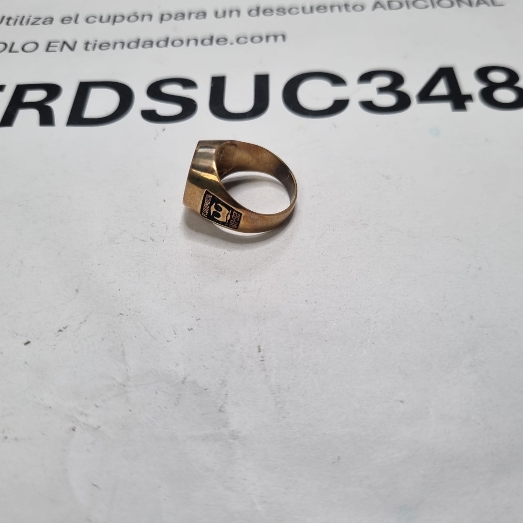 ANILLO DE GRADUACIÓN ORO 8 K 7 GRMS (SEMINUEVO)