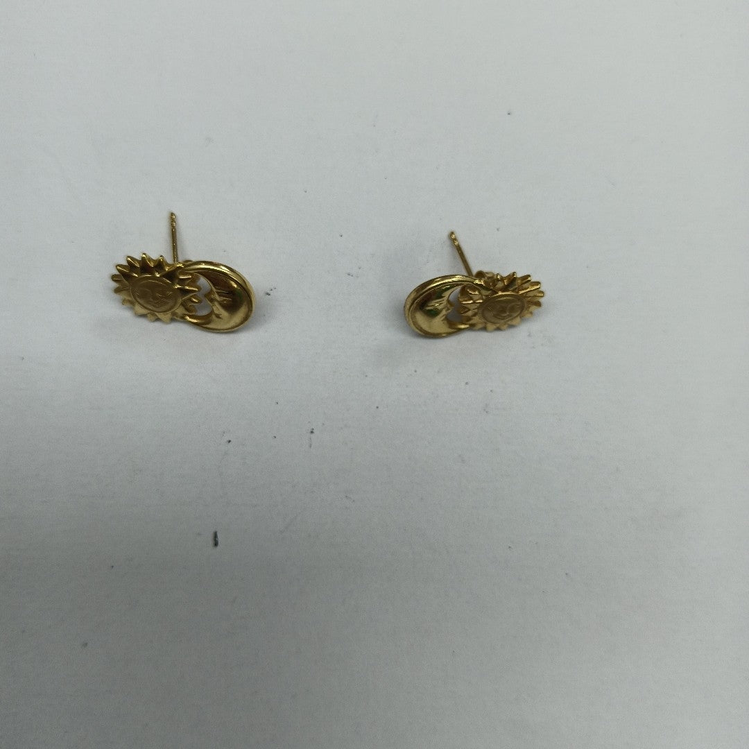 ARETES PAR ORO 14 K 2.7 GRMS (SEMINUEVO)