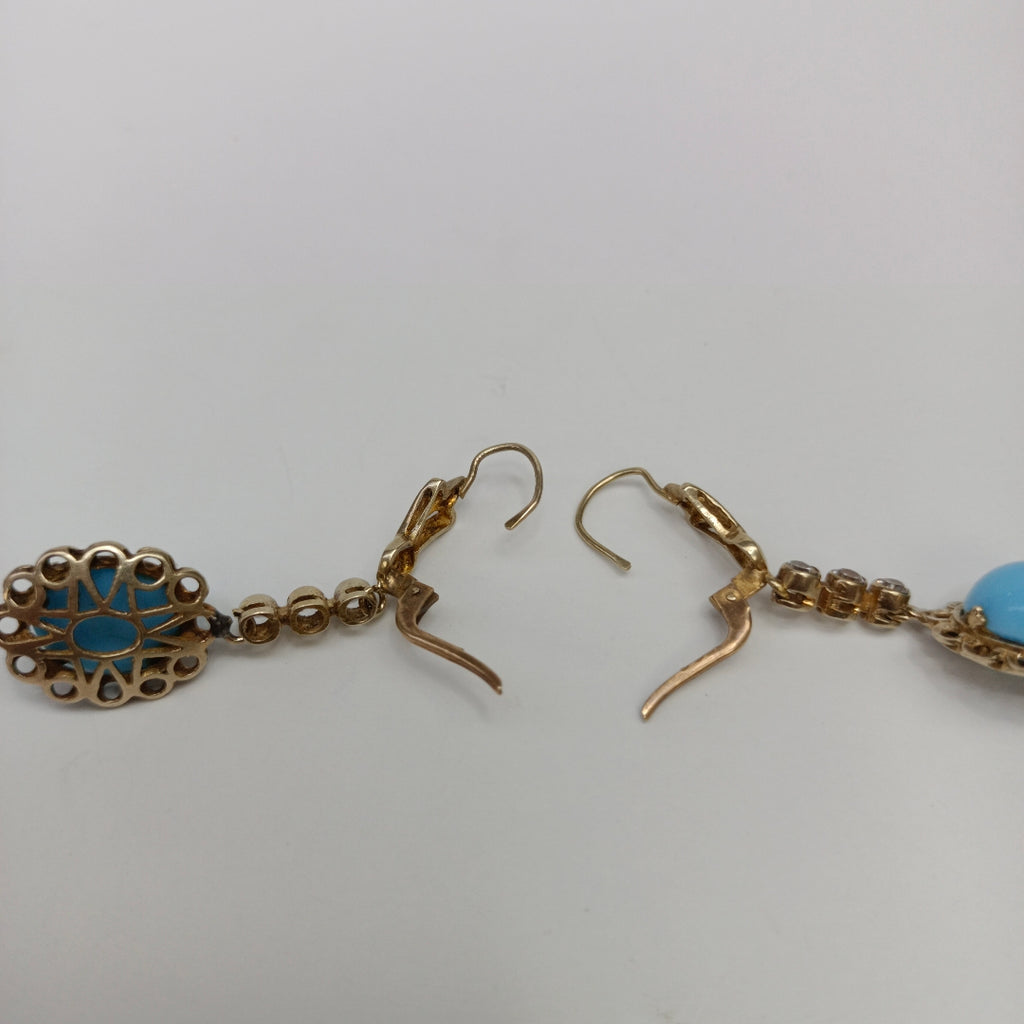 ARETES PAR ORO 10 K 6,90 GRMS (SEMINUEVO)