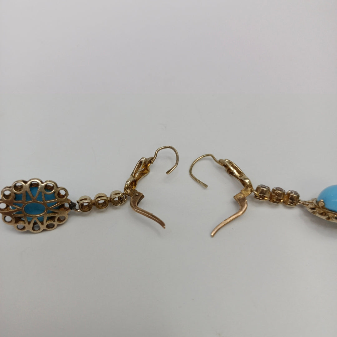 ARETES PAR ORO 10 K 6,90 GRMS (SEMINUEVO)
