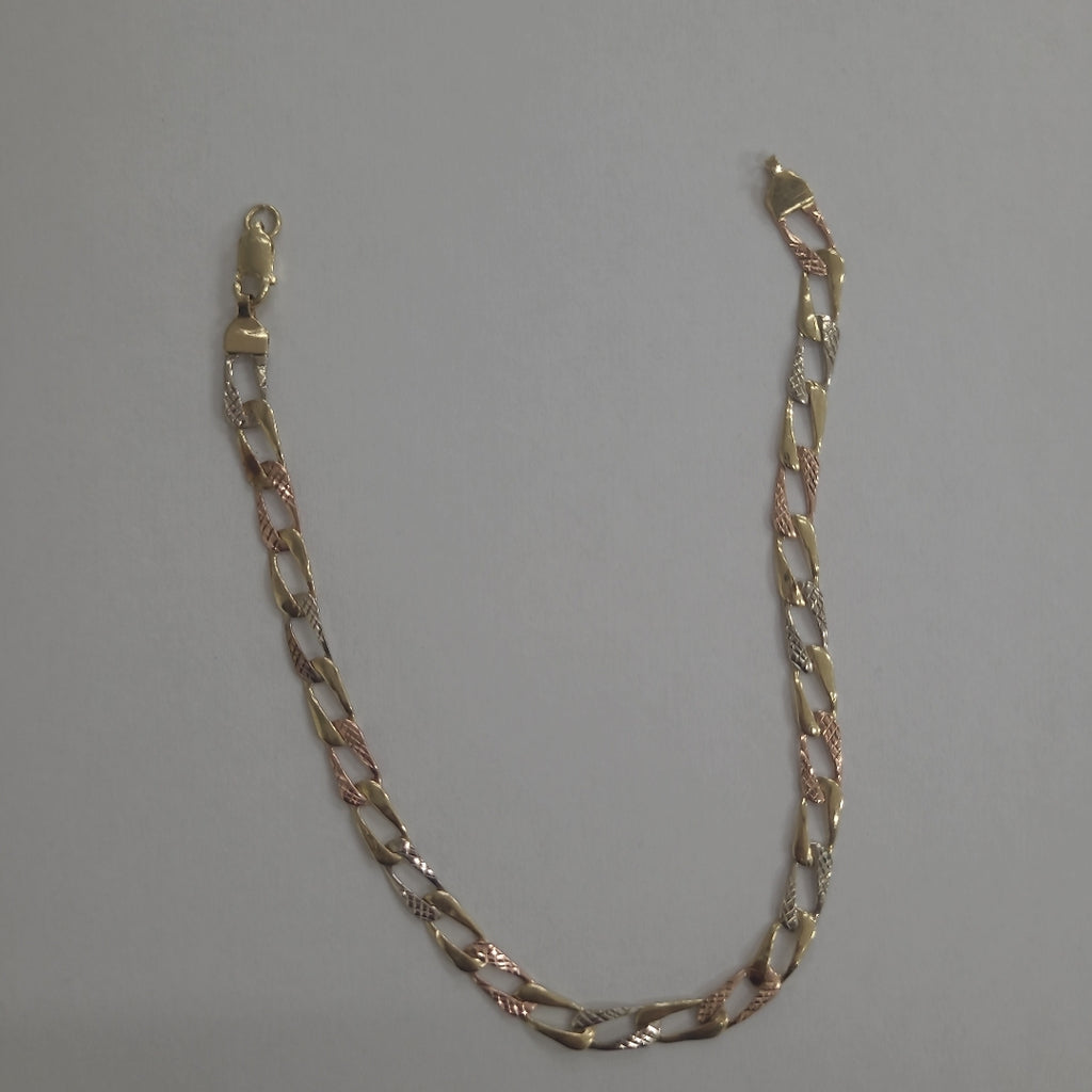 PULSERA ORO,ORO COMBINADO 14 K 3,10 GRMS (SEMINUEVO)
