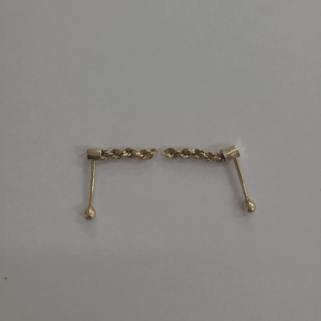 ARETES PAR ORO 8 K 0.5 GRMS (SEMINUEVO)