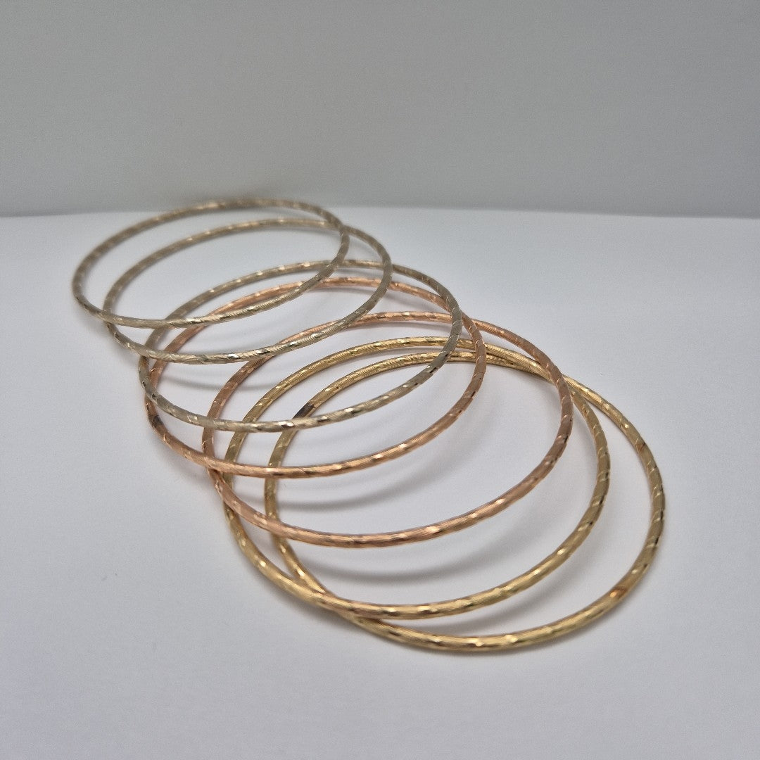 SEMANARIO DE PULSERAS ORO,RODIADO 14 K 25,10 GRMS (SEMINUEVO)