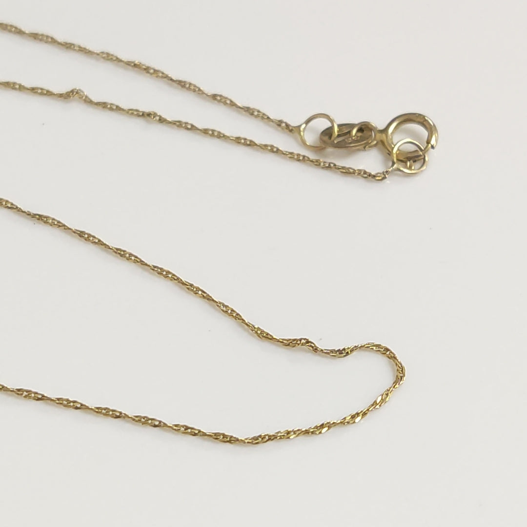 CADENA ORO 10 K 0,70 GRMS (SEMINUEVO)
