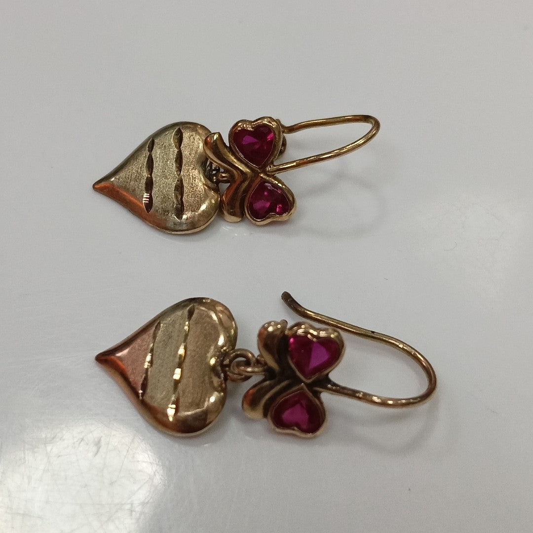 ARETES PAR ORO 10 K 1.8 GRMS (SEMINUEVO)