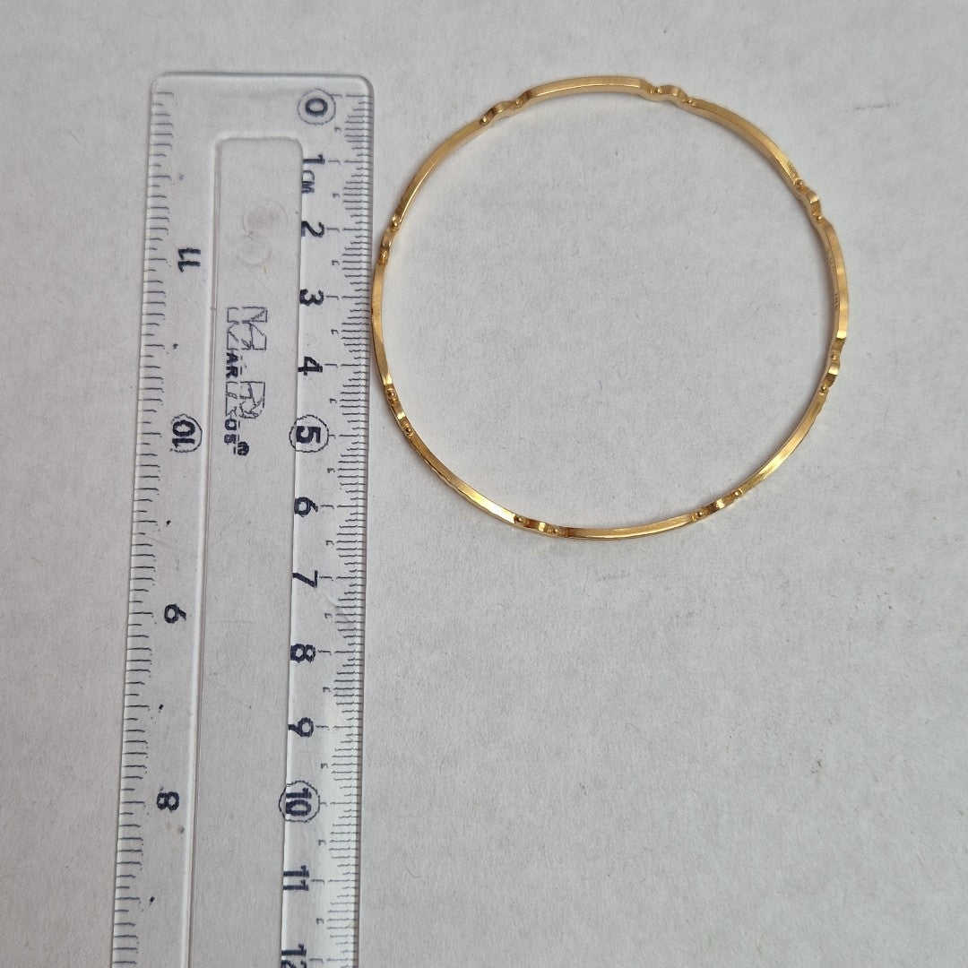 PULSERA RIGIDA, SEMANARIO DE PULSERAS ORO 18 K 58.3 GRMS (SEMINUEVO)