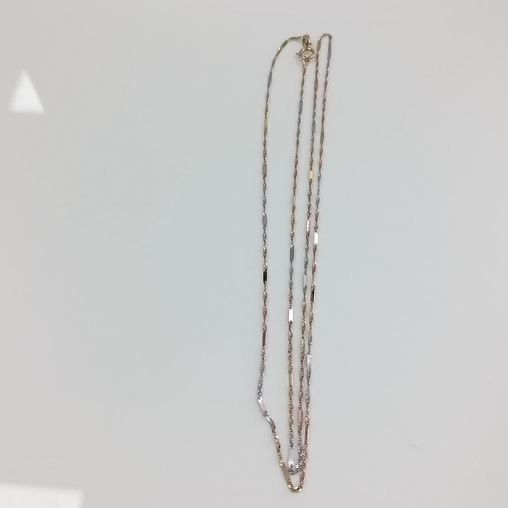 CADENA ORO, RODIADO 10 K 0.9 GRMS (SEMINUEVO)