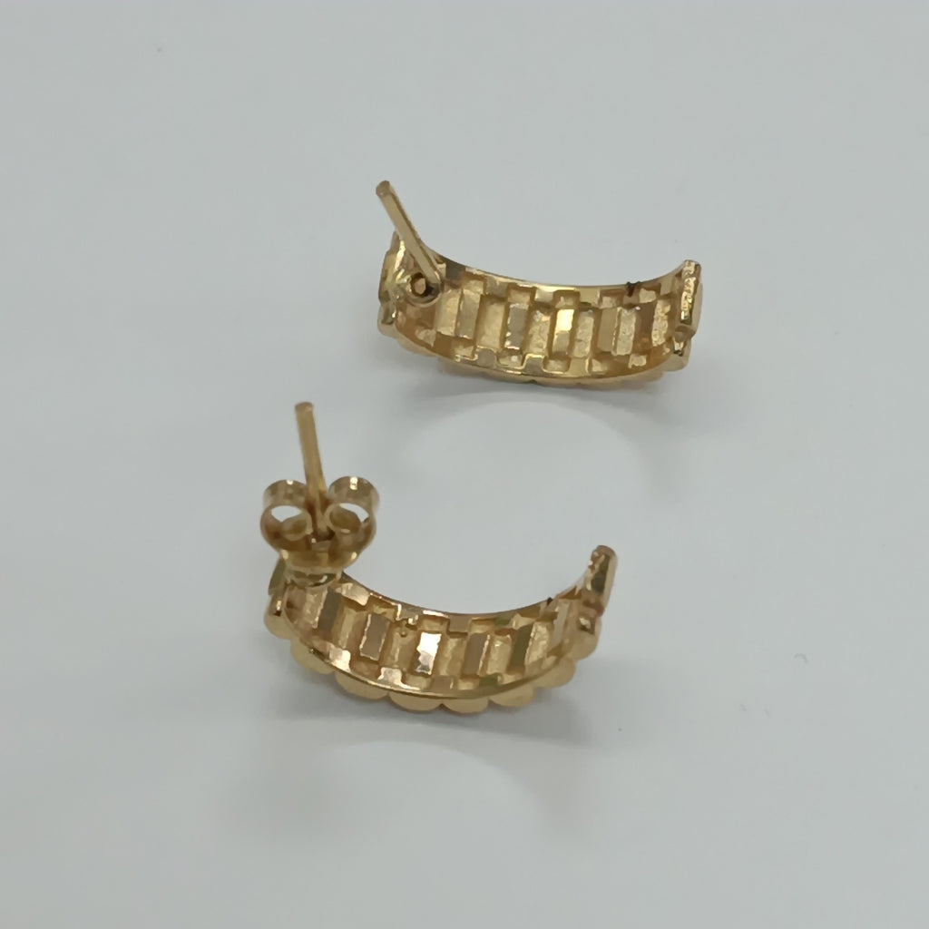 ARETES PAR ORO 14 K 3.9 GRMS (SEMINUEVO)