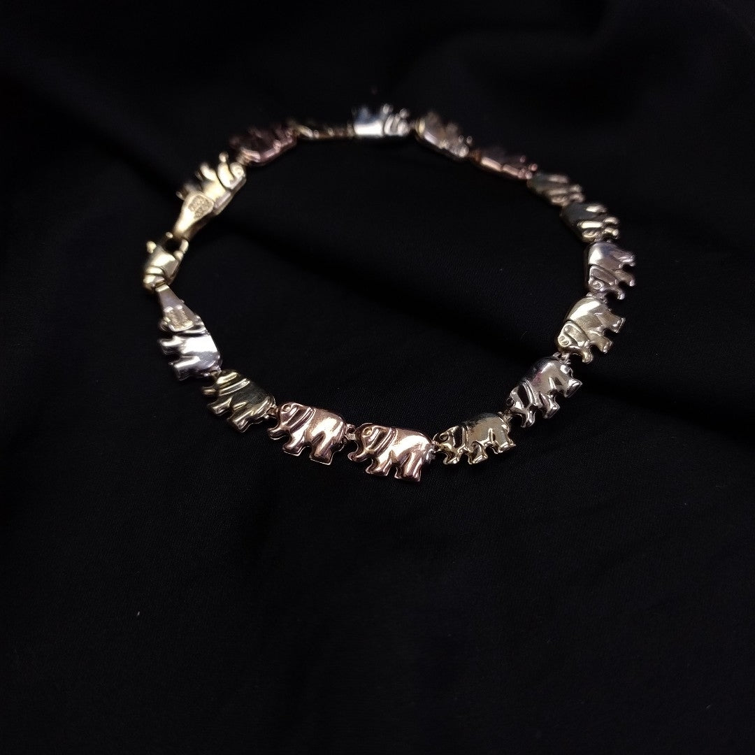 PULSERA ORO, ORO COMBINADO 10 K 5.2 GRMS (SEMINUEVO)