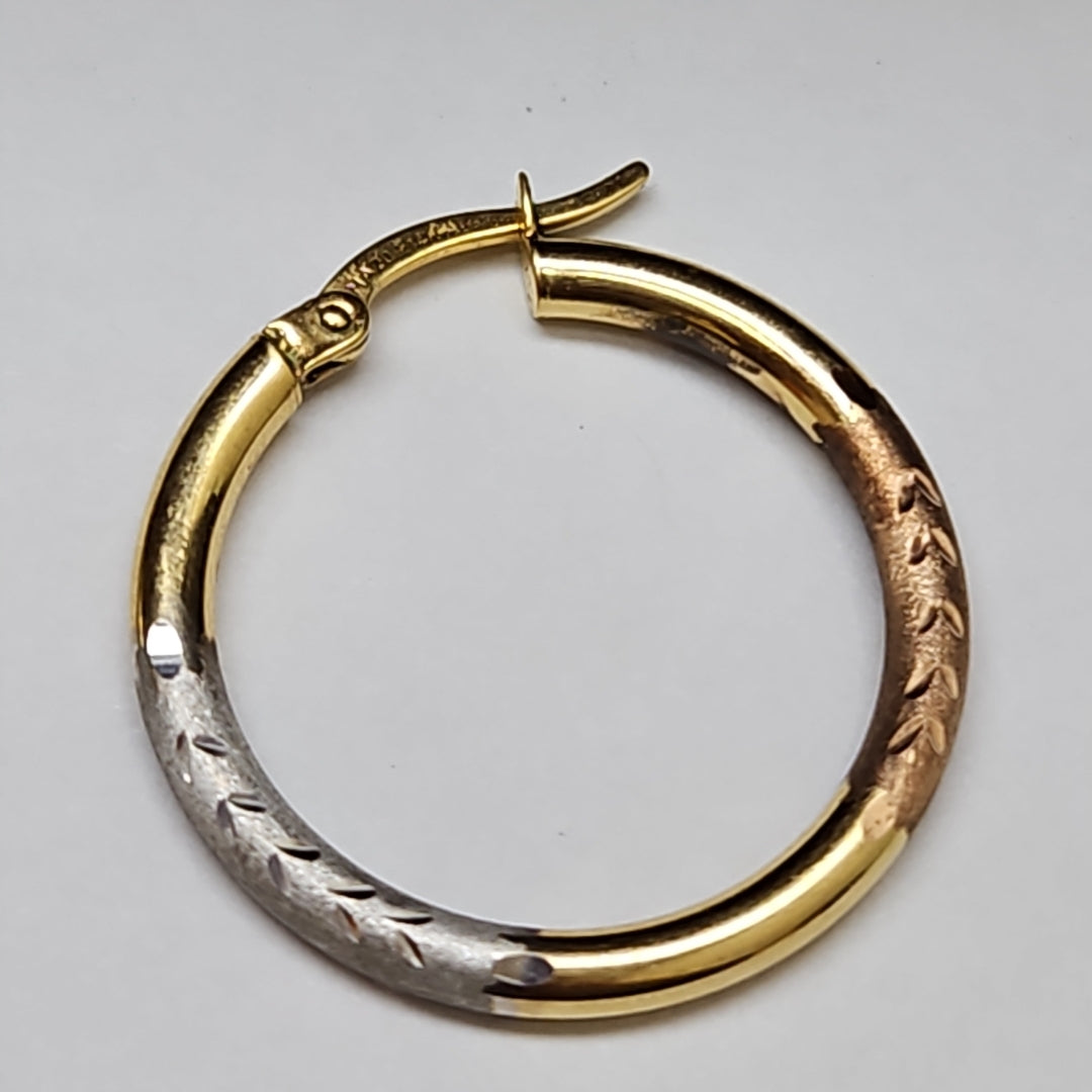 ARRACADAS PAR ORO 14 K 2,30 GRMS (SEMINUEVO)