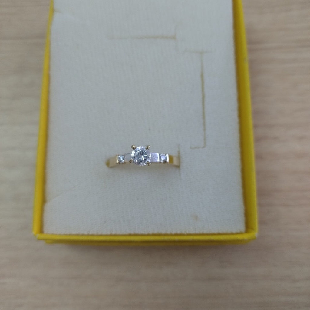 SOLITARIO ORO 14 K 3.3 GRMS (SEMINUEVO)