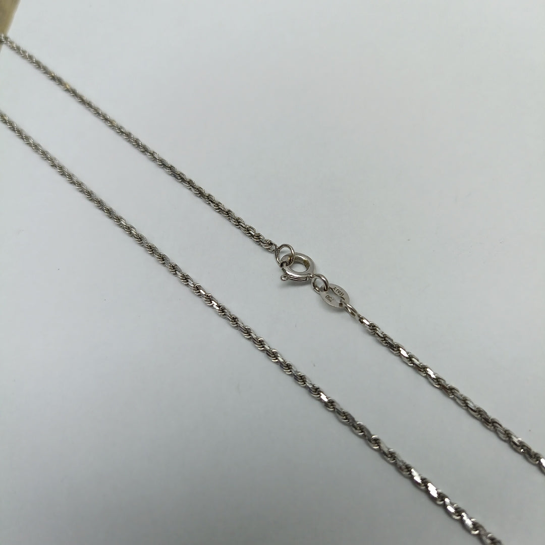 CADENA ORO BLANCO 16K 4,80 GRMS (SEMINUEVO)