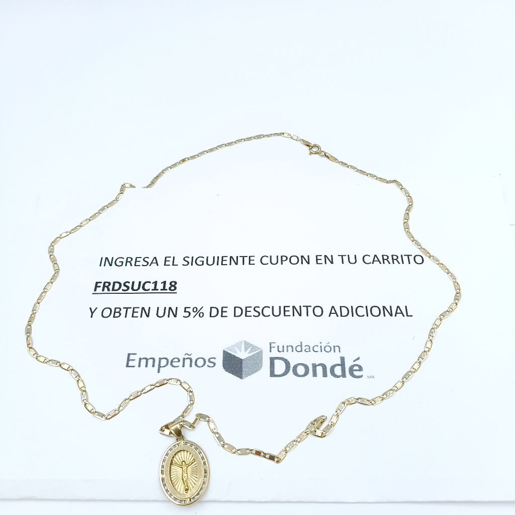 CADENA ORO 10 K 6.8 GRMS (SEMINUEVO)