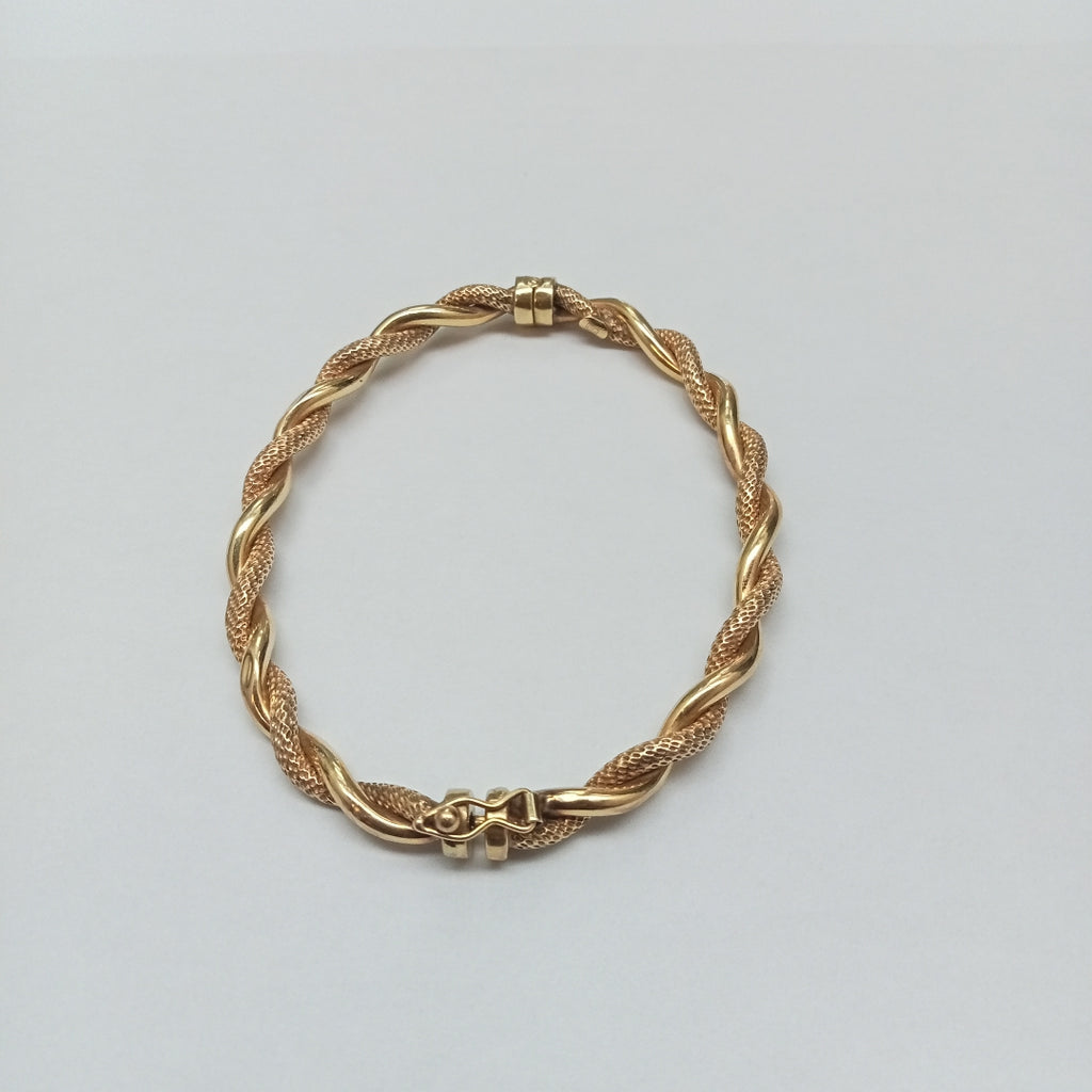 PULSERA RIGIDA ORO 10 K 5.7 GRMS (SEMINUEVO)