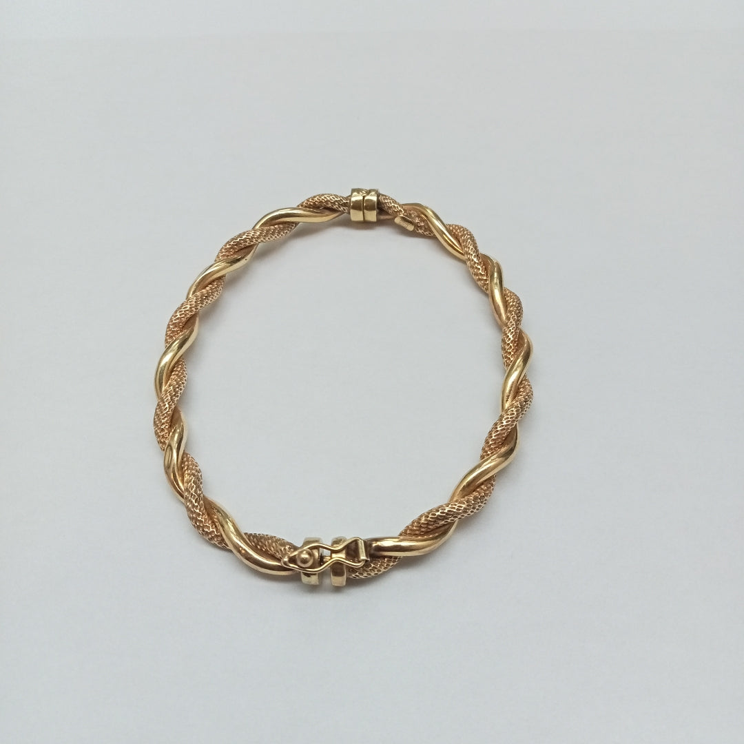 PULSERA RIGIDA ORO 10 K 5.7 GRMS (SEMINUEVO)
