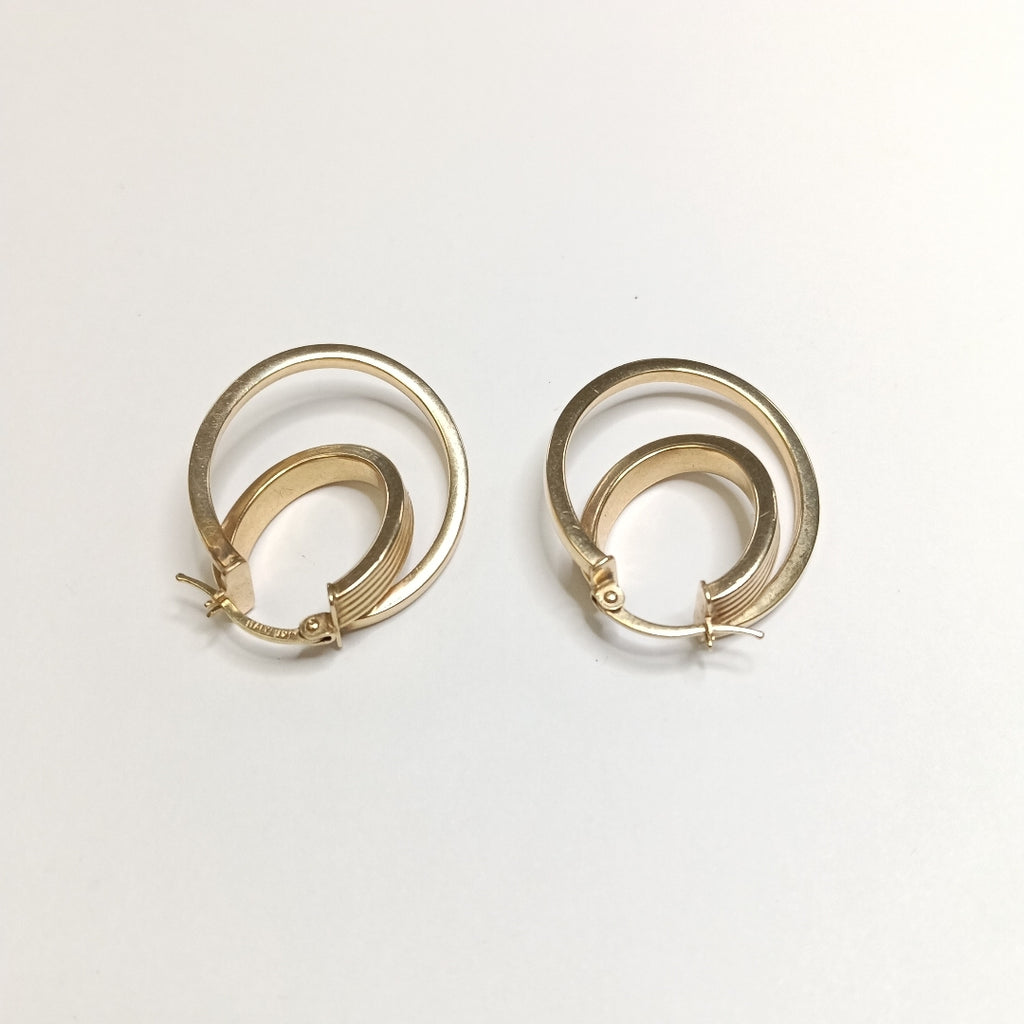 ARRACADAS PAR ORO 14 K 3,90 GRMS (SEMINUEVO)
