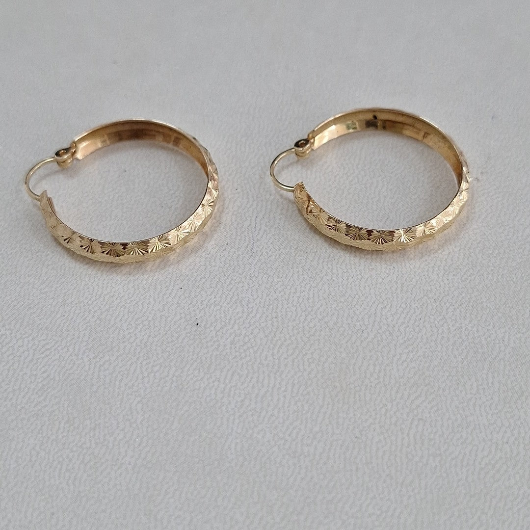 ARRACADAS PAR ORO 10 K 3,00 GRMS (SEMINUEVO)