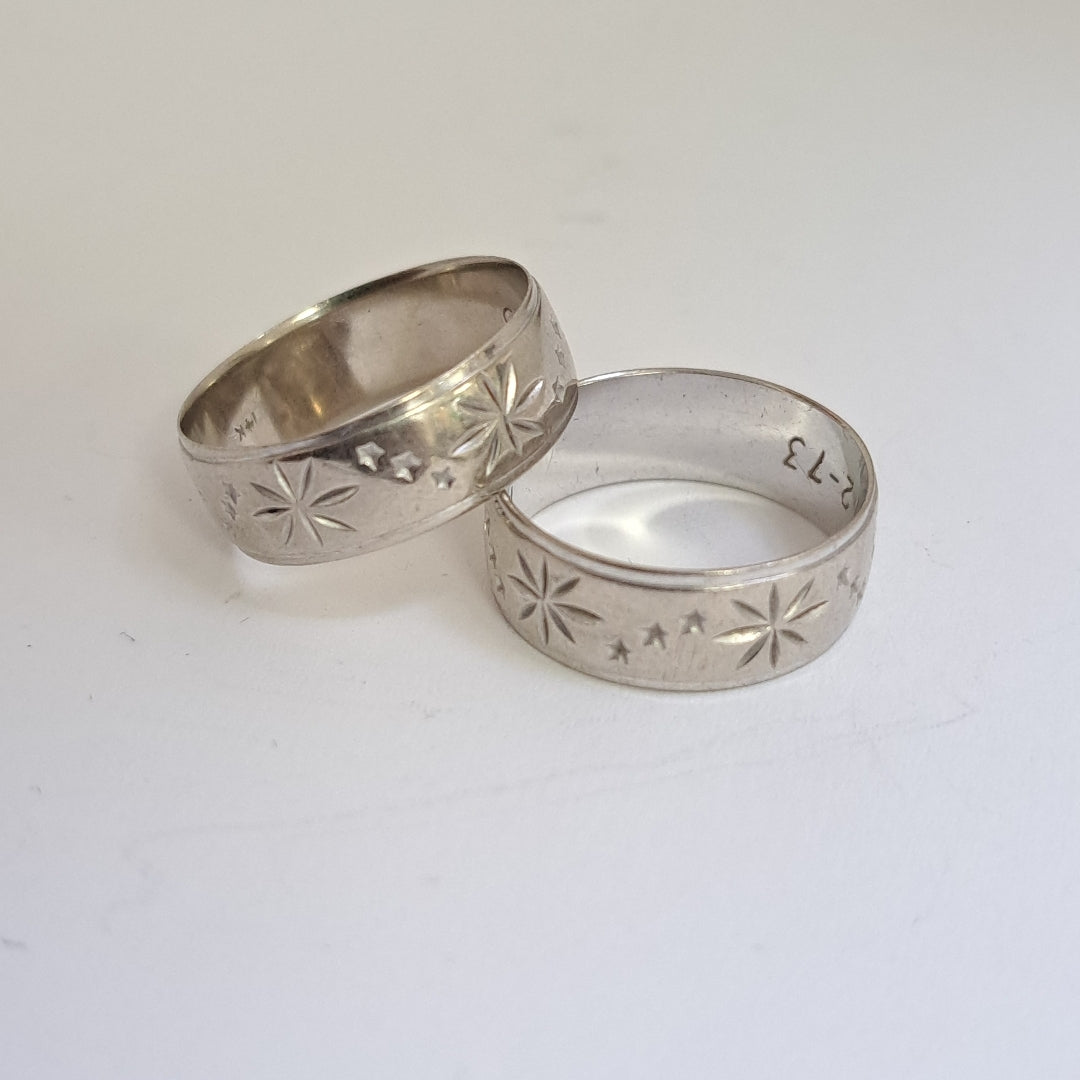 ARGOLLA ORO, ORO BLANCO 14 K 6.8 GRMS (SEMINUEVO)