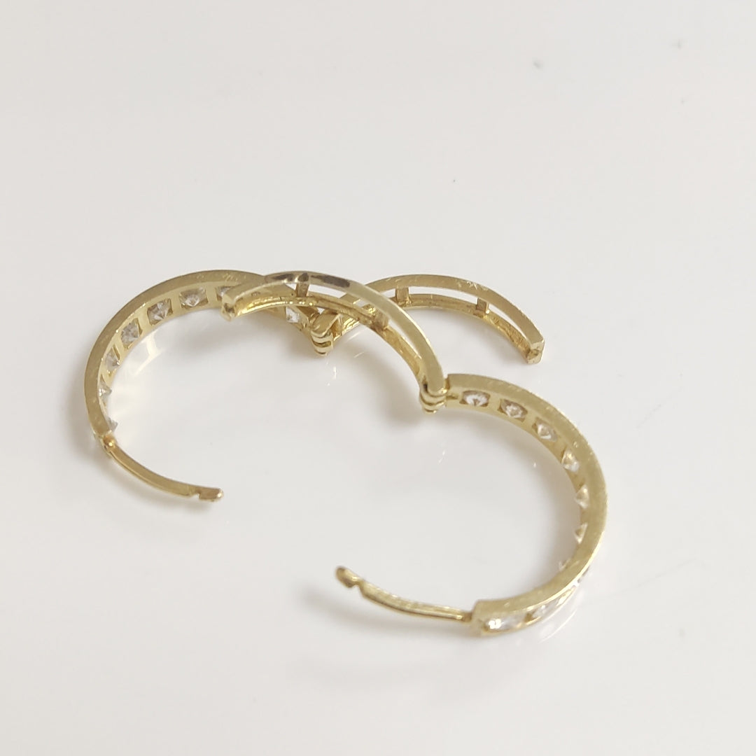 ARRACADAS PAR ORO 10 K 2,50 GRMS (SEMINUEVO)
