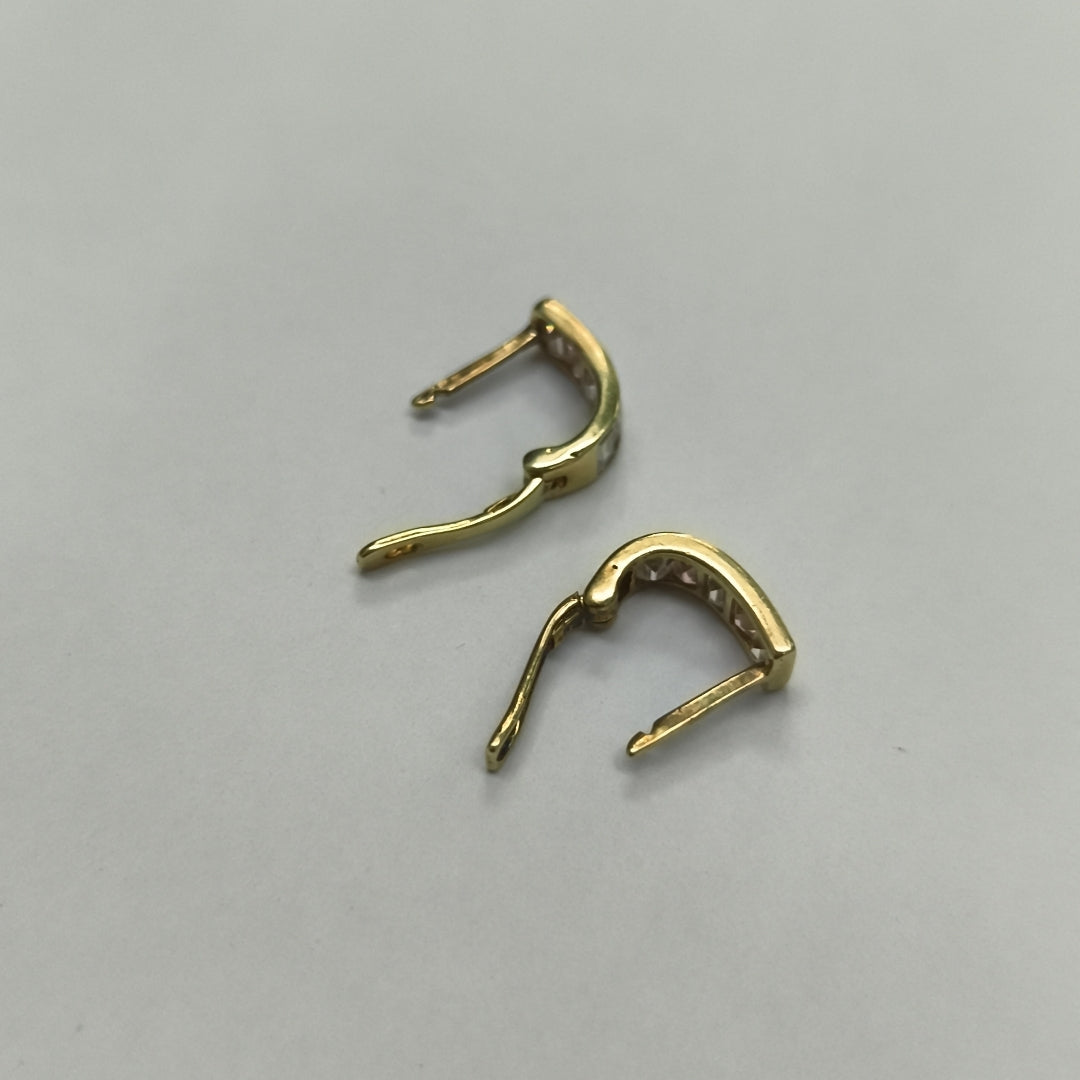 ARRACADAS PAR ORO 14 K 1,60 GRMS (SEMINUEVO)