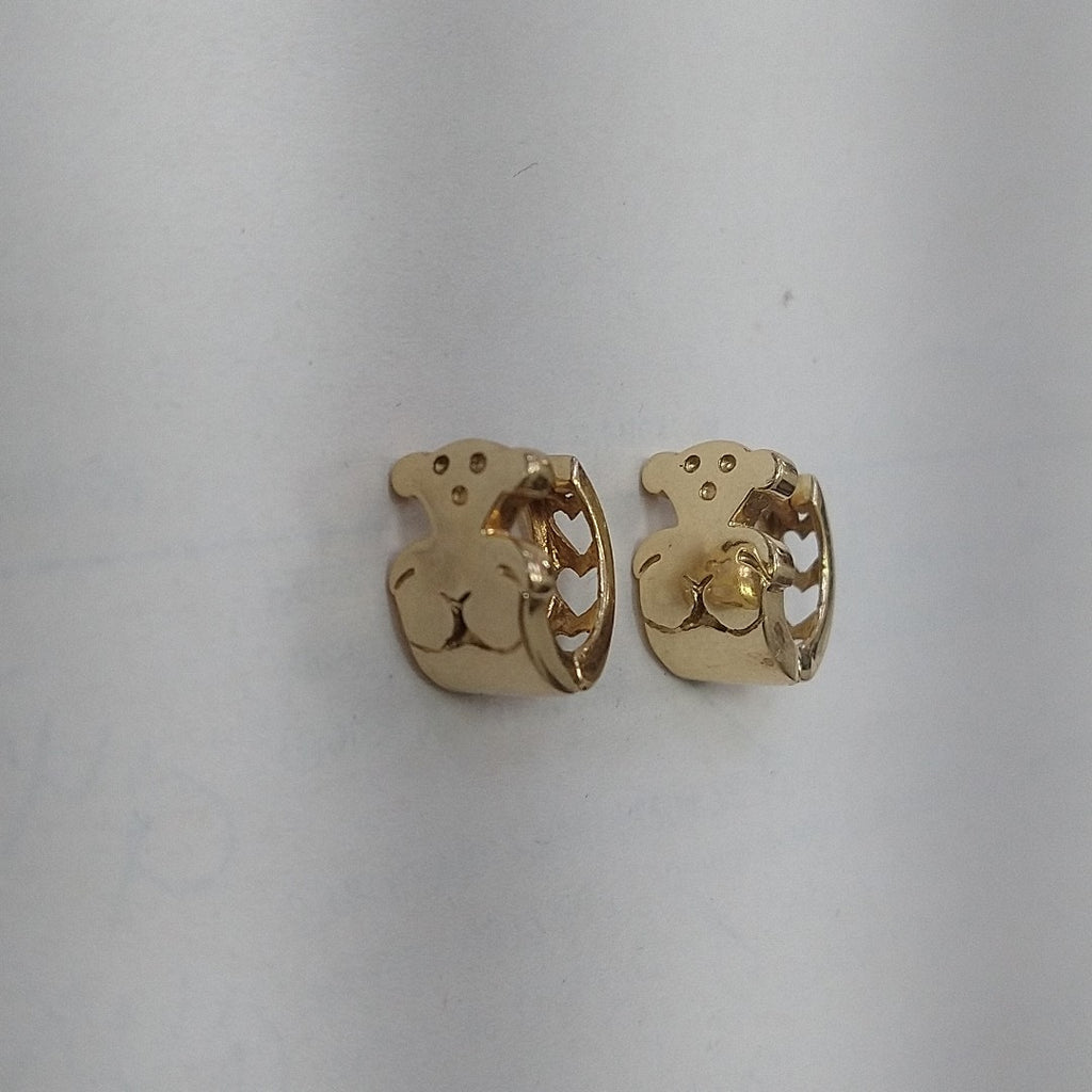 ARRACADAS PAR ORO 14 K 4.4 GRMS (SEMINUEVO)