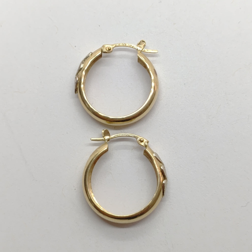 ARRACADAS PAR ORO 10 K 3 GRMS (SEMINUEVO)